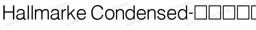 Hallmarke Condensed字体转换